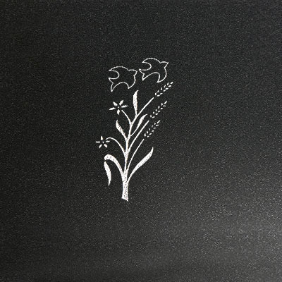 Sandstrahl-Ornament Zweig 1