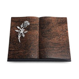 Grabbuch Livre/Englisch-Teak Rose 6 (Alu)