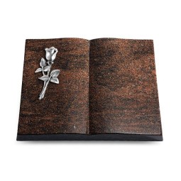 Grabbuch Livre/Englisch-Teak Rose 8 (Alu)