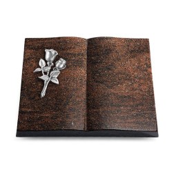 Grabbuch Livre/Englisch-Teak Rose 11 (Alu)