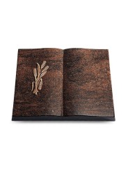 Grabbuch Livre/Englisch-Teak Ähren 1 (Bronze)