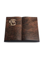 Grabbuch Livre/Englisch-Teak Baum 1 (Bronze)