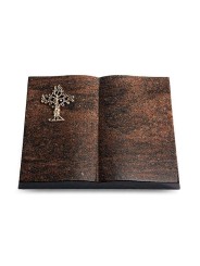 Grabbuch Livre/Englisch-Teak Baum 2 (Bronze)