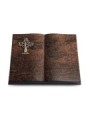 Grabbuch Livre/Englisch-Teak Baum 2 (Bronze)