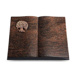 Grabbuch Livre/Englisch-Teak Baum 3 (Bronze)