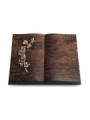 Grabbuch Livre/Englisch-Teak Efeu (Bronze)