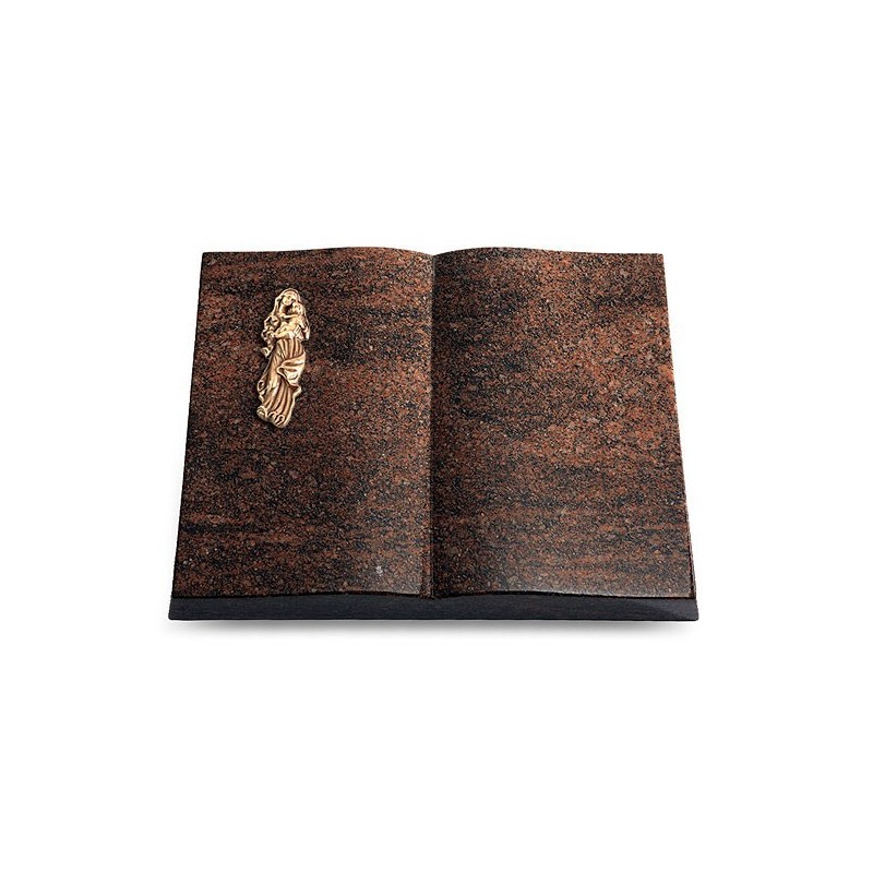 Grabbuch Livre/Englisch-Teak Maria (Bronze)