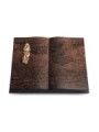 Grabbuch Livre/Englisch-Teak Maria (Bronze)