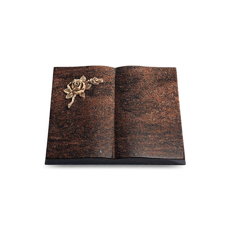 Grabbuch Livre/Englisch-Teak Rose 1 (Bronze)