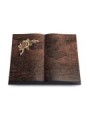 Grabbuch Livre/Englisch-Teak Rose 1 (Bronze)