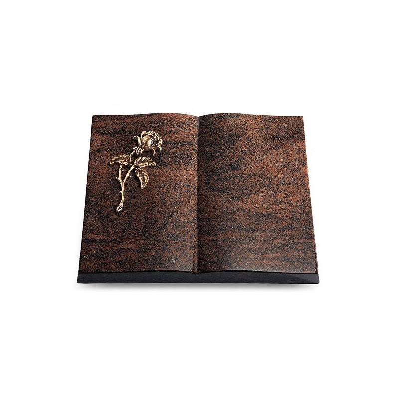 Grabbuch Livre/Englisch-Teak Rose 2 (Bronze)