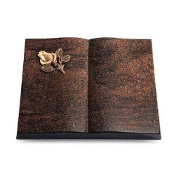 Grabbuch Livre/Englisch-Teak Rose 3 (Bronze)