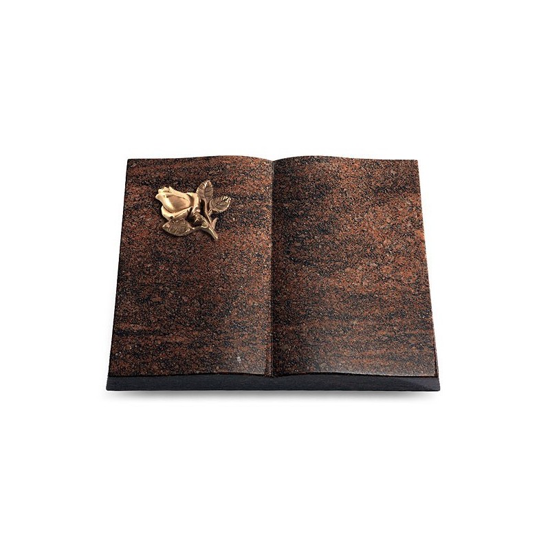 Grabbuch Livre/Englisch-Teak Rose 3 (Bronze)