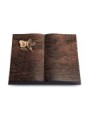 Grabbuch Livre/Englisch-Teak Rose 3 (Bronze)