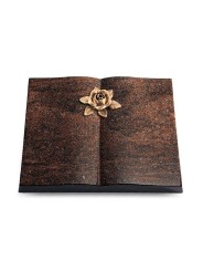 Grabbuch Livre/Englisch-Teak Rose 4 (Bronze)