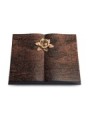 Grabbuch Livre/Englisch-Teak Rose 4 (Bronze)