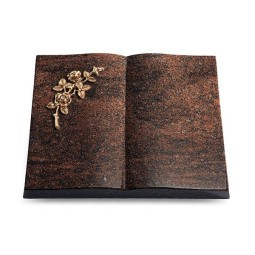 Grabbuch Livre/Englisch-Teak Rose 5 (Bronze)