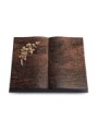 Grabbuch Livre/Englisch-Teak Rose 5 (Bronze)