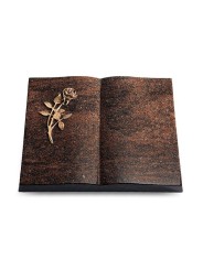 Grabbuch Livre/Englisch-Teak Rose 6 (Bronze)