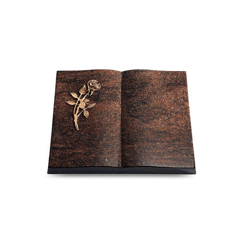 Grabbuch Livre/Englisch-Teak Rose 6 (Bronze)