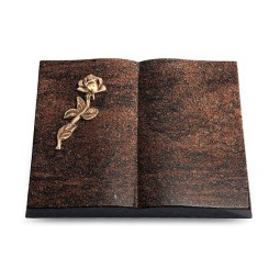 Grabbuch Livre/Englisch-Teak Rose 7 (Bronze)