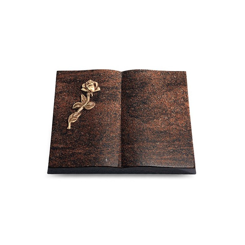 Grabbuch Livre/Englisch-Teak Rose 7 (Bronze)