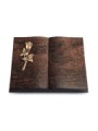 Grabbuch Livre/Englisch-Teak Rose 8 (Bronze)