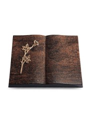 Grabbuch Livre/Englisch-Teak Rose 9 (Bronze)