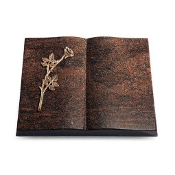 Grabbuch Livre/Englisch-Teak Rose 9 (Bronze)