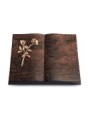 Grabbuch Livre/Englisch-Teak Rose 10 (Bronze)