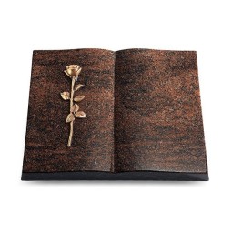 Grabbuch Livre/Englisch-Teak Rose 12 (Bronze)