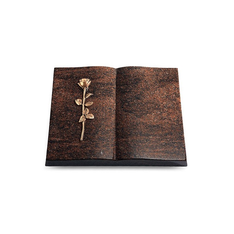 Grabbuch Livre/Englisch-Teak Rose 12 (Bronze)