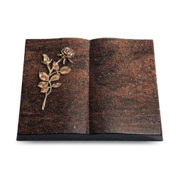 Grabbuch Livre/Englisch-Teak Rose 13 (Bronze)