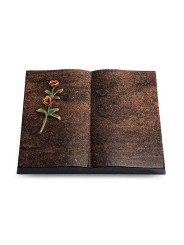 Grabbuch Livre/Englisch-Teak Rose 6 (Color)