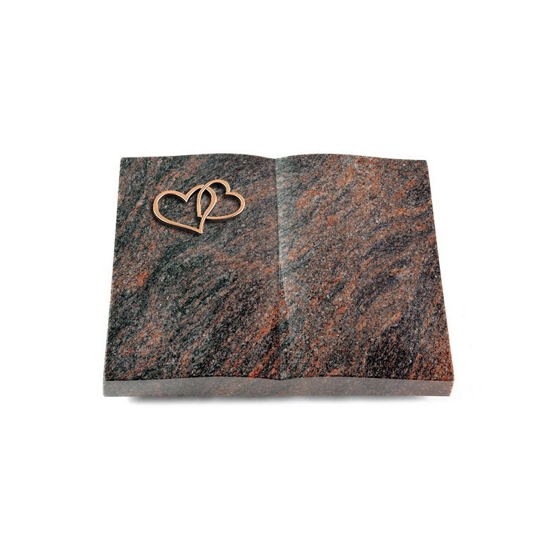 Grabbuch Livre/Himalaya Herzen (Bronze)