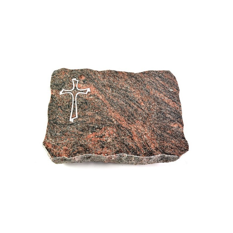Grabplatte Himalaya Pure Kreuz 1