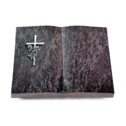 Grabbuch Livre/Orion Kreuz/Rose (Alu)