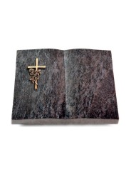 Grabbuch Livre/Orion Kreuz/Rose (Bronze)