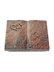 Grabbuch Livre/Paradiso Herzen (Bronze)