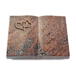 Grabbuch Livre/Paradiso Herzen (Bronze)