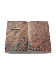 Grabbuch Livre/Paradiso Kreuz/Ähren (Bronze)