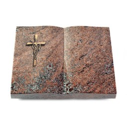 Grabbuch Livre/Paradiso Kreuz/Ähren (Bronze)