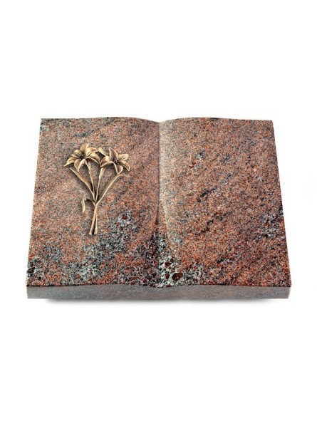 Grabbuch Livre/Paradiso Lilie (Bronze)