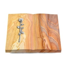 Grabbuch Livre/Rainbow Rose 12 (Alu)