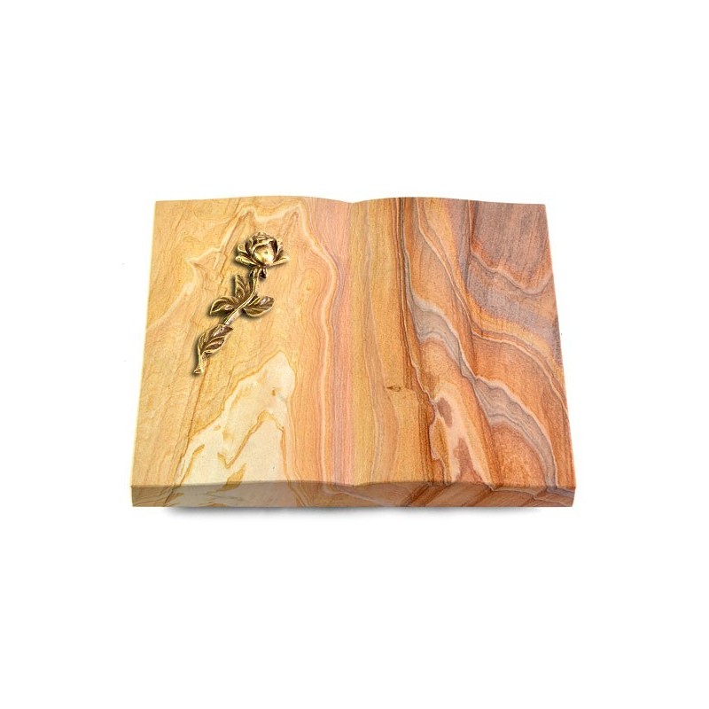 Grabbuch Livre/Rainbow Rose 7 (Bronze)