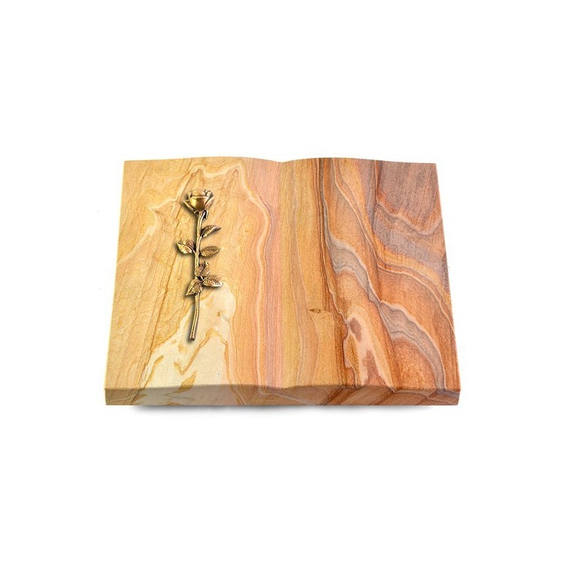 Grabbuch Livre/Rainbow Rose 12 (Bronze)