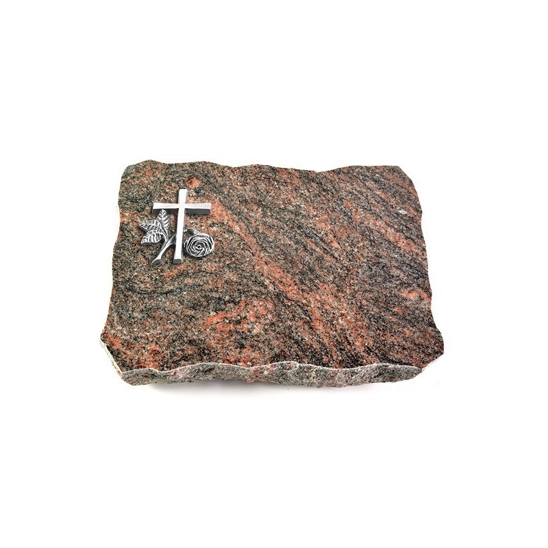 Grabplatte Himalaya Pure Kreuz 1 (Alu)