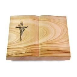 Grabbuch Livre/Woodland Kreuz/Ähren (Bronze)