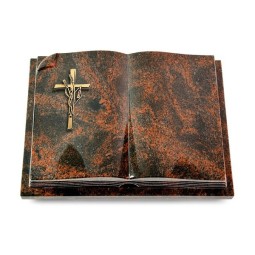Grabbuch Livre Auris/Aruba Kreuz/Ähren (Bronze)