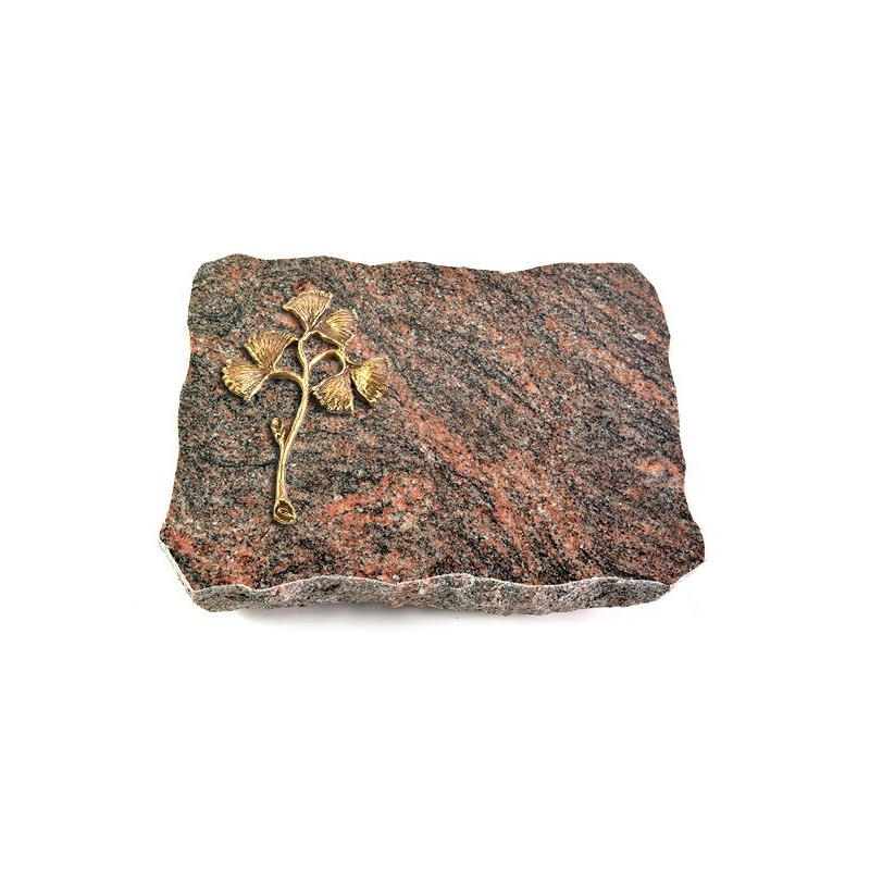 Grabplatte Himalaya Pure Gingozweig 1 (Bronze)